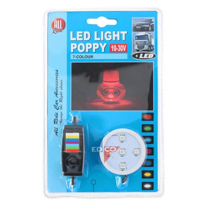 SUPPORT LUMINEUX AC 12/24 VOLTS POPPY ORIGINAL - BLANC