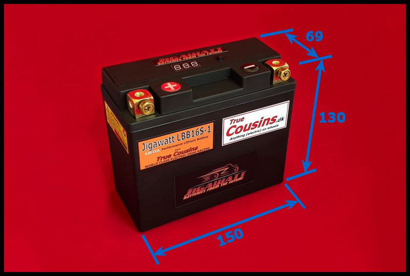 Jigawatt LBB16S-1-8Ah MC Batteri (Lithium)